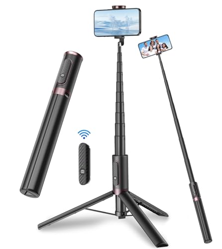 TONEOF 170CM Selfie Stick Stativ, Ausziehbar...