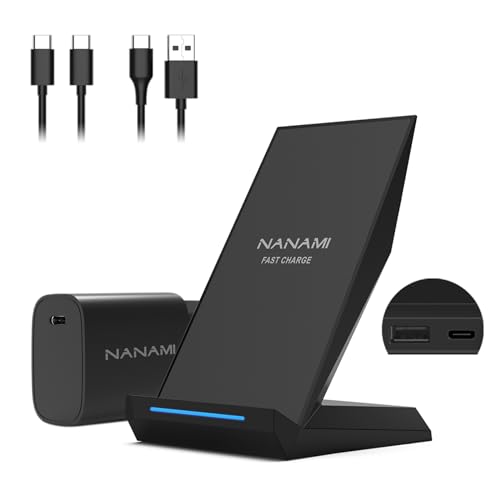 NANAMI Wireless Charger mit 30W USB-C...