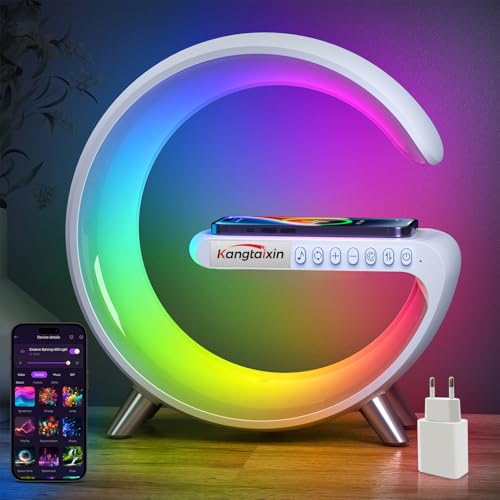 Kangtaixin Nachttischlampe mit Ladefunktion,...