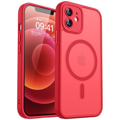 CANSHN für iPhone 12 Hülle mit Kameraschutz...