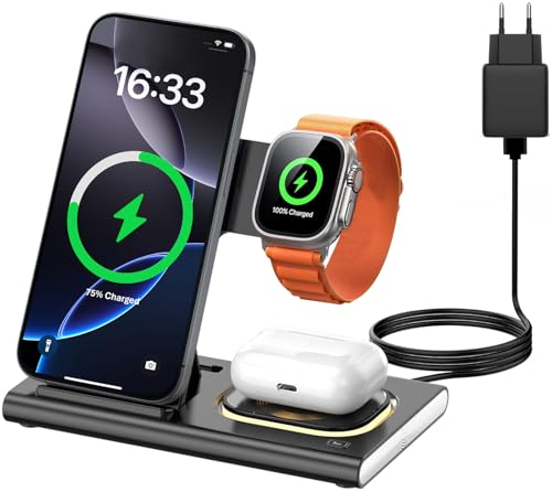 Aimtel 3 in 1 Induktive Ladestation...