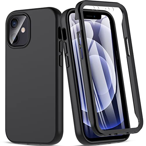 Hensinple Für iPhone 12 Mini Hülle, 360...