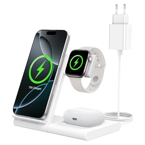 3 in 1 Kabellose Ladestation für Apple Watch...