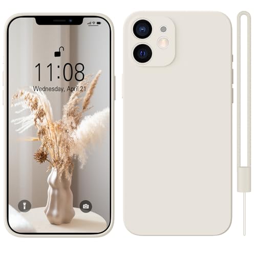HGH für iPhone 12 Mini Hülle Silikon mit 1...