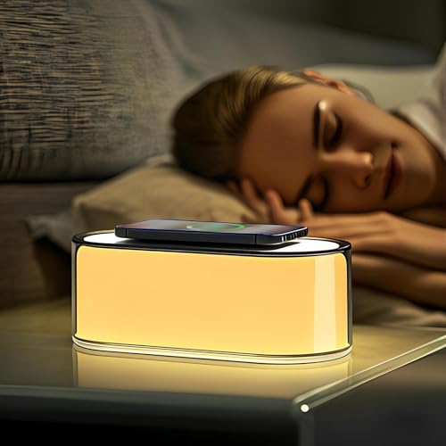 HOURUNTALL Nachttischlampe mit...