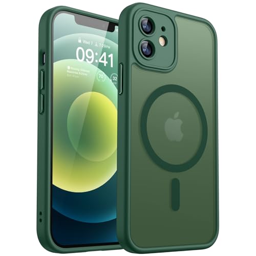 CANSHN für iPhone 12 Hülle mit Kameraschutz...
