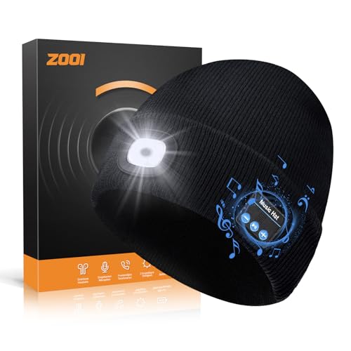 ZOOI Geschenke für Männer, Bluetooth Mütze...