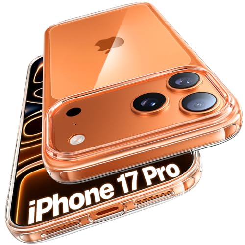 TORRAS Crystal Clear für iPhone 17 Pro...