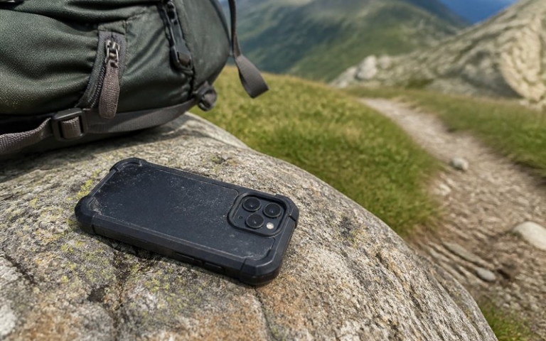Robuste Outdoor-Hülle mit Kantenschutz